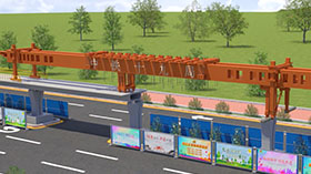 架桥机演示三维动画